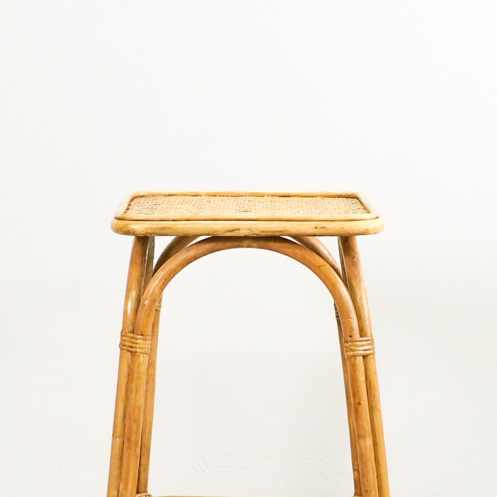 โต๊ะข้าง หวายแท้ PISAMAI รุ่น ALTO SIDE TABLE ทรง MINIMAL ขนาด 40*40*70 ซม. สีธรรมชาติ_2